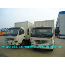 Euro II or Euro IV DFAC 6-7T pickup van truck / mini van car/ cargo van / wing van truck with hydraulic tailgate